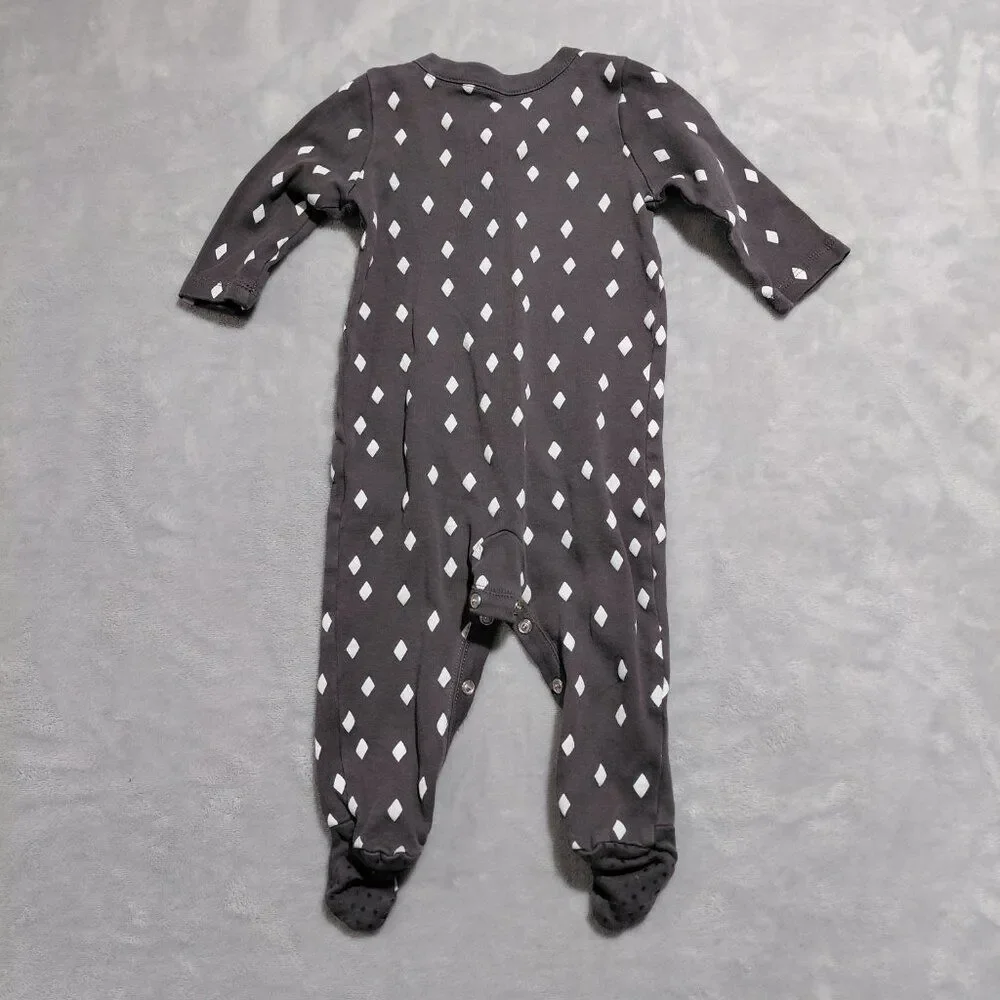 NEW! Gymboree 6-9M 100% Cotton Footed One-Piece Footie Sleeper Full Snap